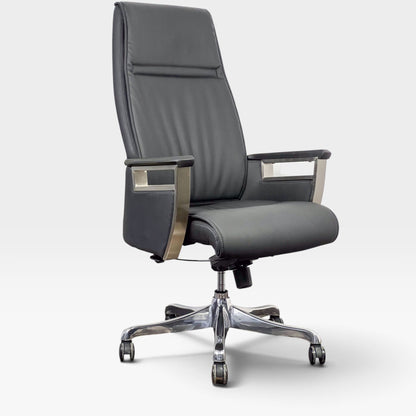 FAUTEUIL DIRECTEUR EN CUIR